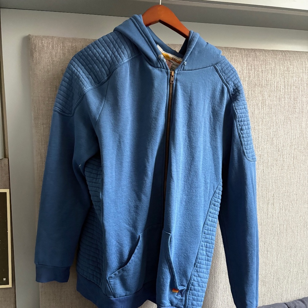 Aviator Nation XXL Blue Hoodie